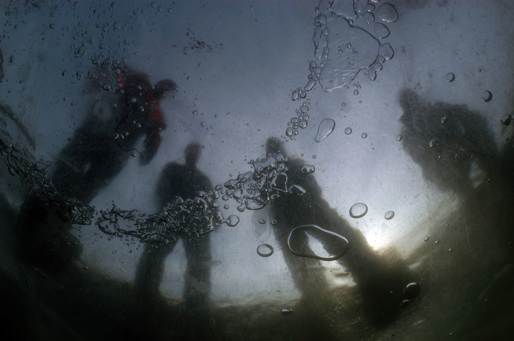 Ice diving